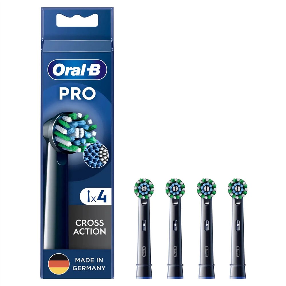 oral-b crossaction 4 pieza(s) negro