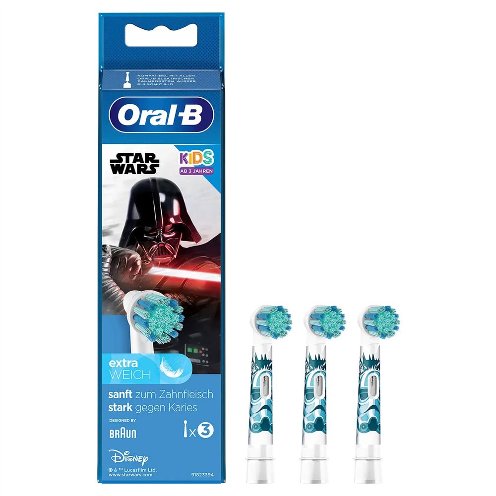 oral-b kids star wars 3 pieza(s) blanco