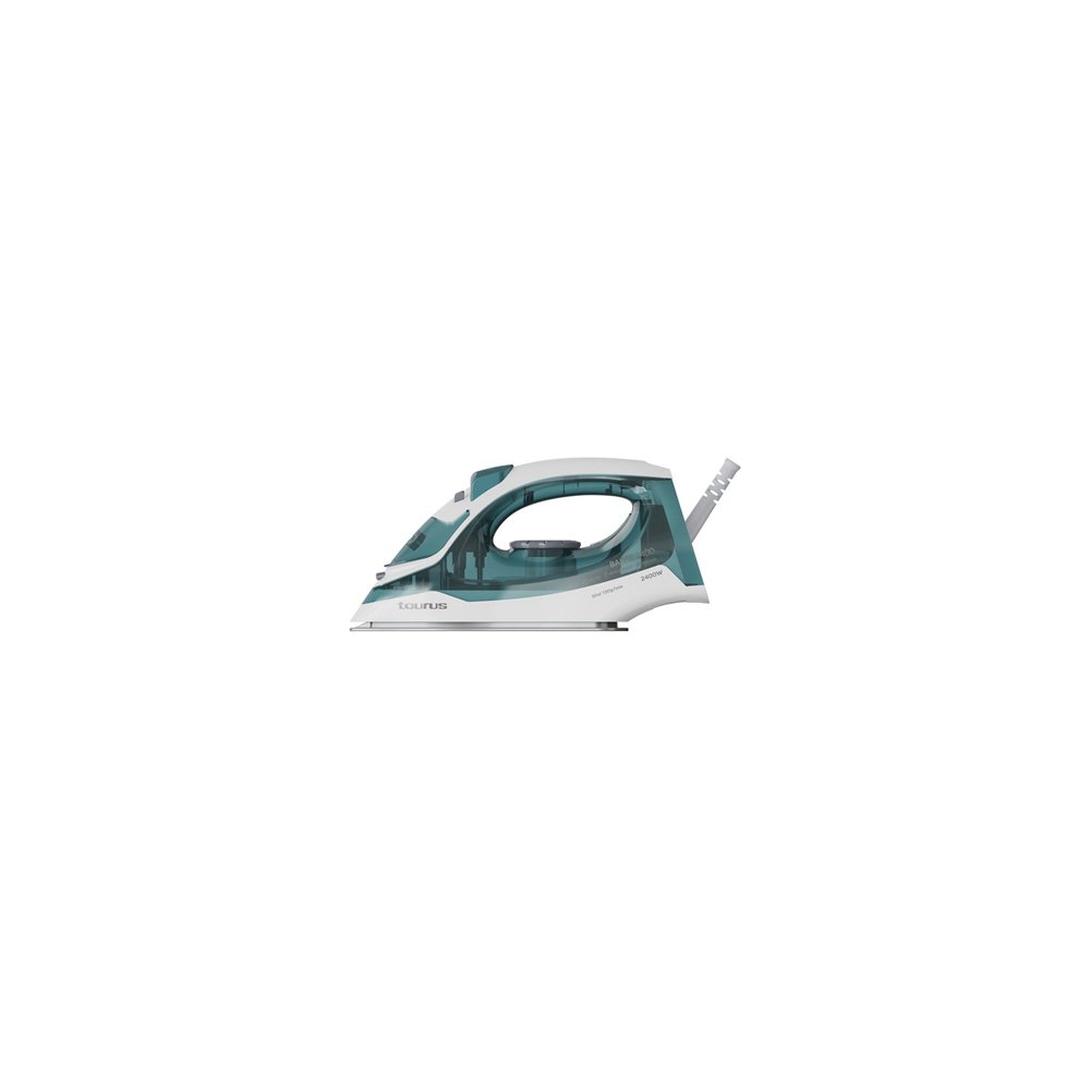 taurus baltic 2400 plancha vapor-seco teflón 2400 w verde, blanco