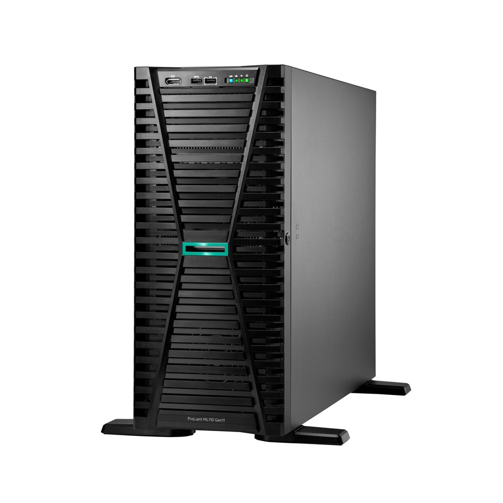 hpe proliant ml110 gen11 3508u 2.1ghz 8c 1p 1x32gb-r 8sff 2x480gb ssd 2x1000w ps eu server