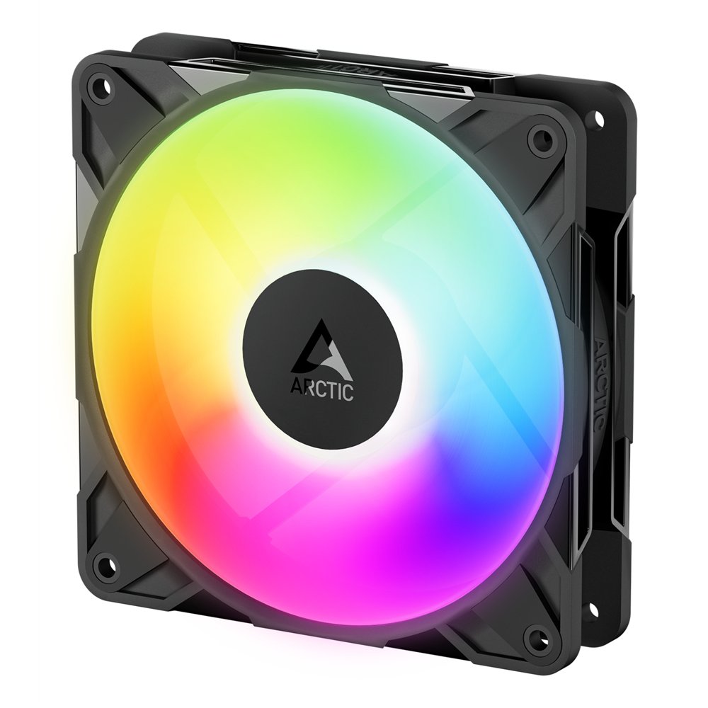 arctic freezer p12 pro reverse a-rgb carcasa del ordenador ventilador 12 cm negro 1 pieza(s)