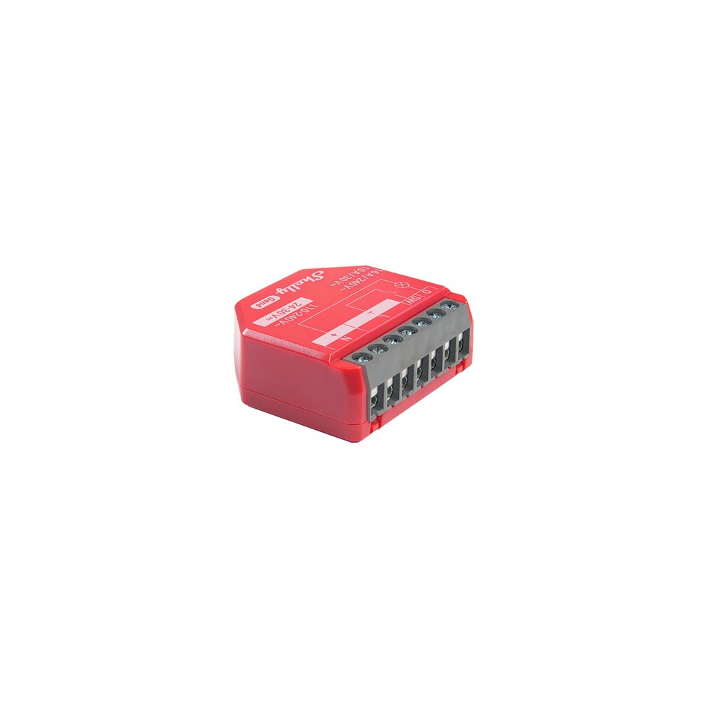 shelly 1pm gen4 interruptor inteligente rojo