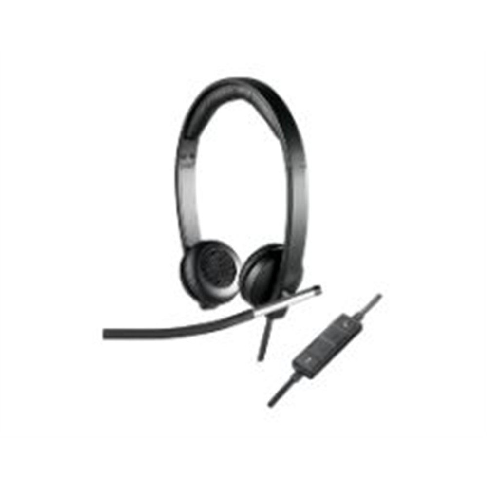 auric+micro logitech h650e usb negro/plata (981-000519)