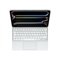 teclado apple magic ipad pro 13" (m4) blanco (mwr43y/a)