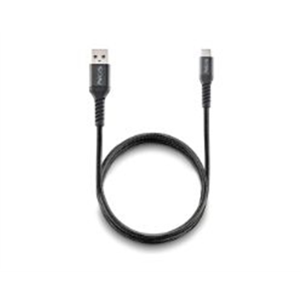 cable ngs usb-a a usb-c trenzado 1m negro (knot-ac)
