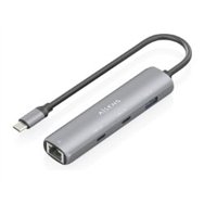 dock aisens usb-c a 1usb-a/2usb-c/1rj45 (asuc-4p040-gr)