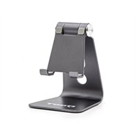 soporte de mesa tooq smatphone/tablet gris (ph0001-g)