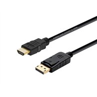 cable aisens dp/m a hdmi/m 2m negro (a125-0364)