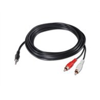 nanocable audio 3.5mm/m a 2xrca/m 10m negro(10.24.0310)