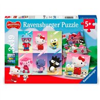 Puzzle Hello Kitty - Hello Kitty and Friends 3x49pzs