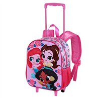 trolley 3d flowers princesas disney 34cm