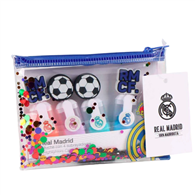 Estuche 4 subrayadores Real Madrid surtido