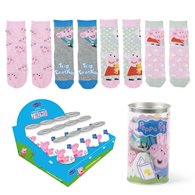 Hucha 4 pares calcetines Peppa Pig