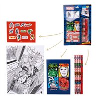 set papeleria coloreable vengadores avengers marvel