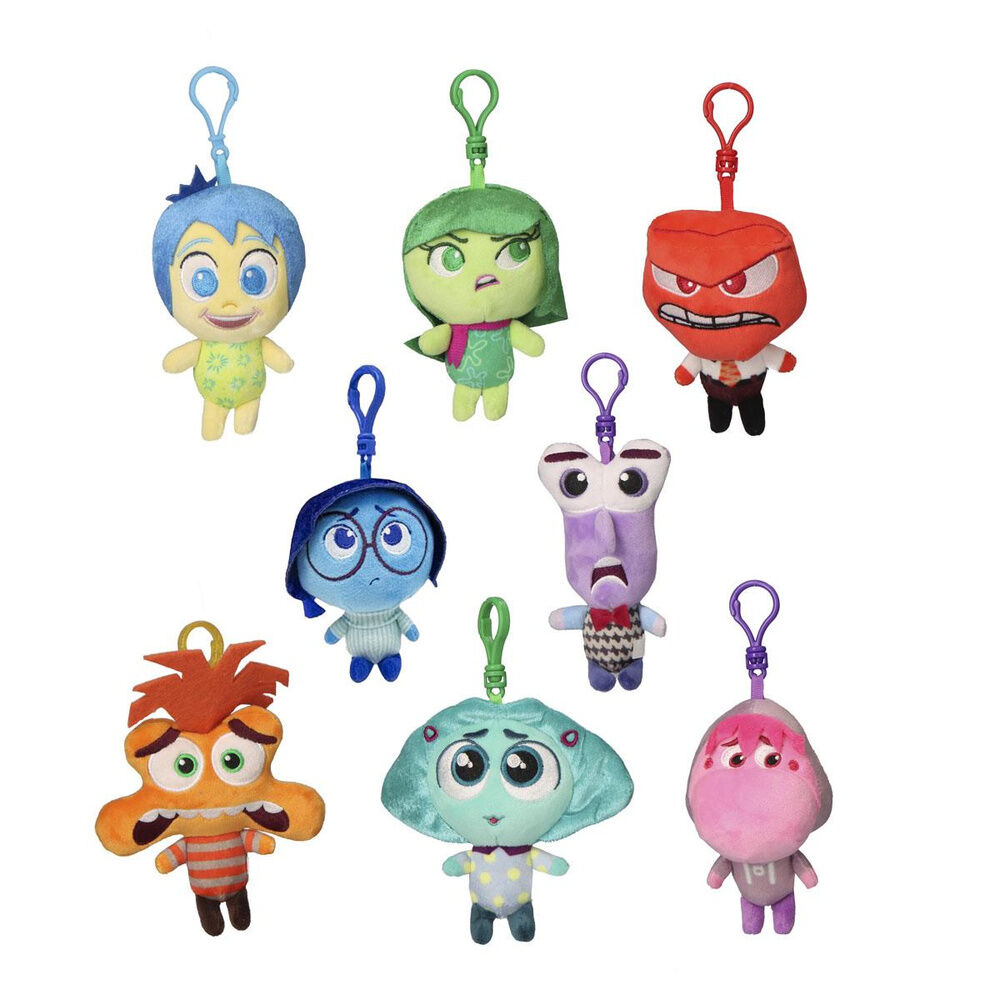 llavero peluche del reves disney pixar surtido