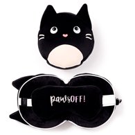 Almohada viaje antifaz Gato Feline Fine Relaxeazzz