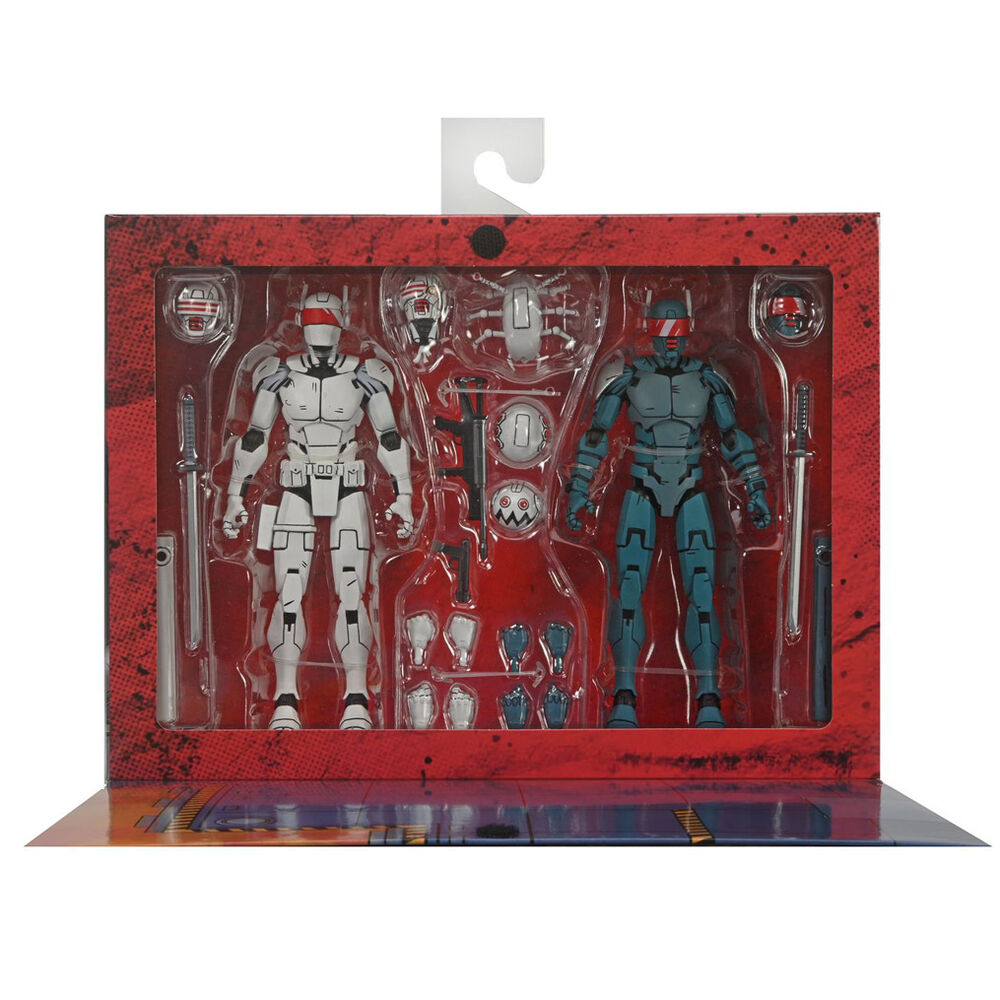 set 2 figuras synja patrol troop reinforcements teenage mutant the last ronin tortugas ninja 18cm