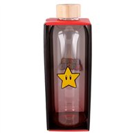 botella cristal super mario bros nintendo 1030ml