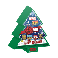 Arbol Navidad con 4 figuras Pocket POP DC Comics Tree Holiday Exclusive