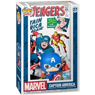figura pop comic cover marvel avengers capitan america