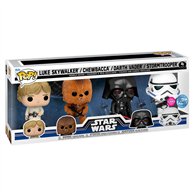 blister 4 figuras pop star wars new classics exclusive