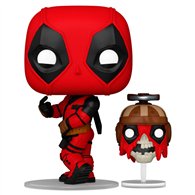 Figura POP Marvel Deadpool & Wolverine Deadpool with Headpool