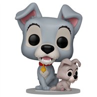 Figura POP Disney La Dama y el Vagabundo Tramp with Puppy