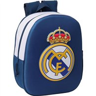 mochila 3d real madrid 33cm