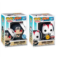 figura pop naruto shippuden anbu itachi 5 + 1 chase exclusive
