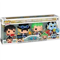 Blister 4 figuras POP One Piece Exclusive