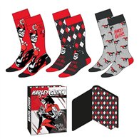 Set 3 calcetines Harley Quinn DC Comics adulto
