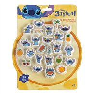 Blister 25 Gomas de borrar Stitch Disney