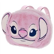 bolso mochila peluche corazon angel stitch disney