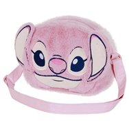 bolso peluche corazon angel stitch disney