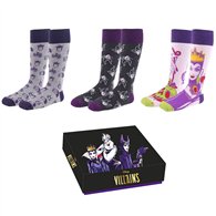 set 3 calcetines villanas disney