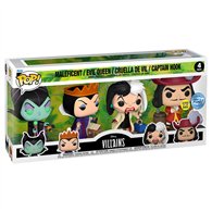Blister 4 figuras POP Disney Villanas