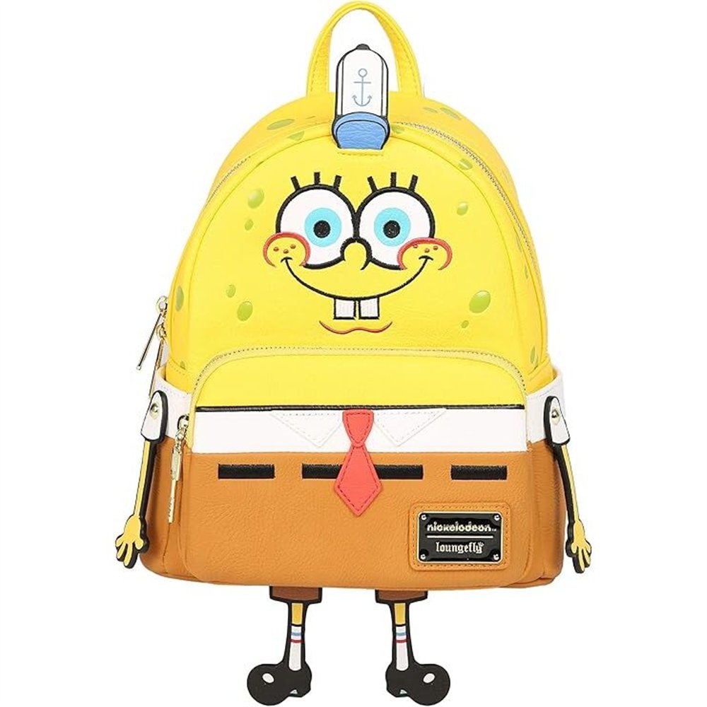 mochila bob esponja 20th anniversary spongebob loungefly 26cm
