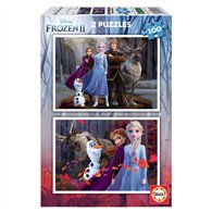 puzzle frozen 2 disney 2x100pzs