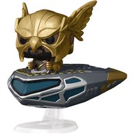 figura pop dc comics black adam hawkman in cruiser