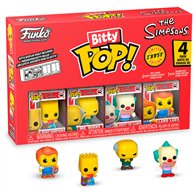 Blister 4 figuras Bitty POP Los Simpsons Bart