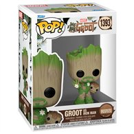Figura POP Marvel We Are Groot - Groot as Iron Man