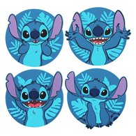 set 4 posavasos stitch disney
