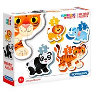 Puzzle My First Puzzle Wild Animals 3-6-9-12pzs