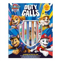 cuaderno actividades + 6 boligrafos de gel patrulla canina paw patrol