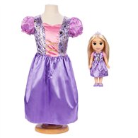 muñeca rapunzel 38cm + disfraz disney