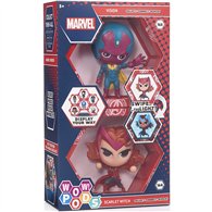 Set Figuras led WOW! POD Vision + Scarlet Marvel