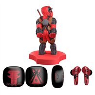 Mini Cable Guy + auriculares inalambricos Deadpool Marvel