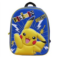 Mochila 3D Pikachu Pokemon 30cm