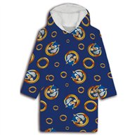 Bata sudadera oversize Sonic the Hedgehog coral adulto