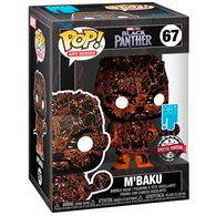 Figura POP Marvel Black Panther M Baku Artist + Case Exclusive